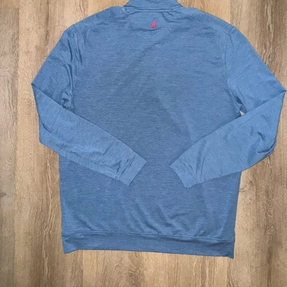 COPY - johnnie-O Blue Lightweight men’s Golf Qzip quarter zip - Picture 4 of 4